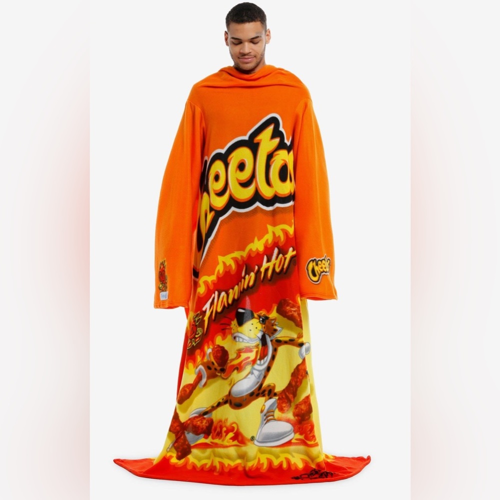 Cheetos Flamin' Hot Snuggie Blanket- NWT
